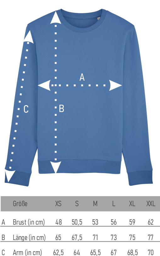 Größentabelle Sweater von next summer.