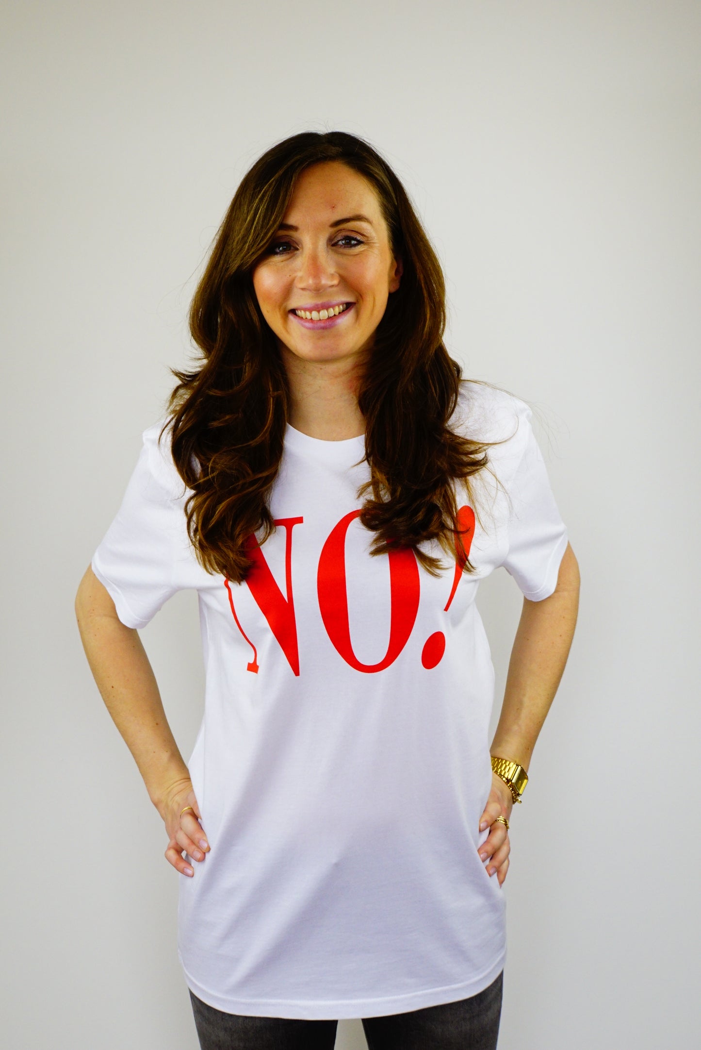 T-Shirt weiß NO!