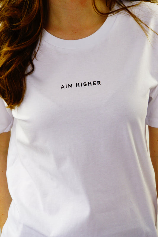 T-Shirt weiß AIM HIGHER