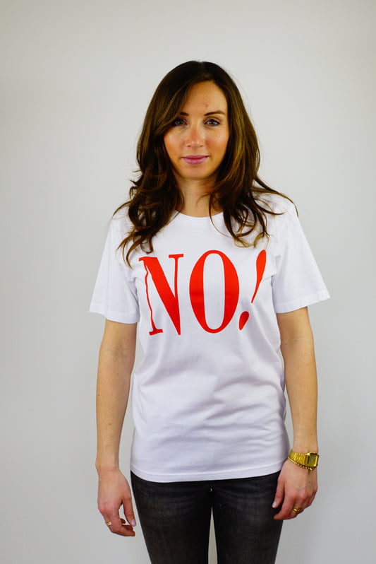 T-Shirt weiß NO!