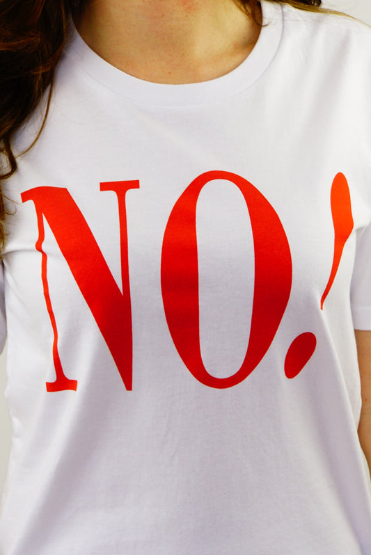 T-Shirt weiß NO!